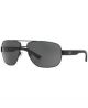 Armani Exchange 0AX2012S 606387 62 SATIN BLACK/BLACK GREY SOLID Metal Man