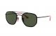 Ray Ban 0RB3748M F02831 52 BLACK GREEN Metal Unisex