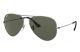 Ray Ban 0RB3025 002/58 62 BLACK CRYSTAL GREEN POLARIZED Metal Man
